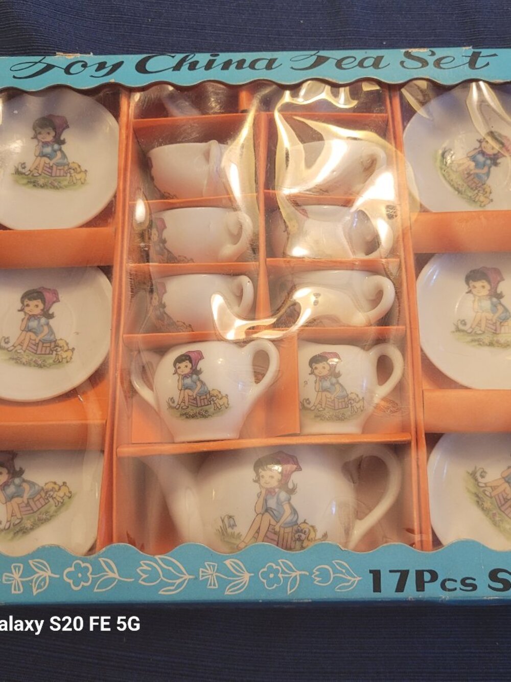 Vintage Toy China Tea Set